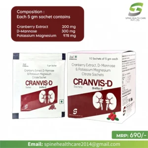 CRANVIS-D Cranberry D Mannose Sachet