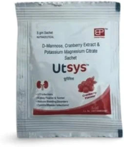 Utsys D-Mannose Cranberry Extract Powder Sachets
